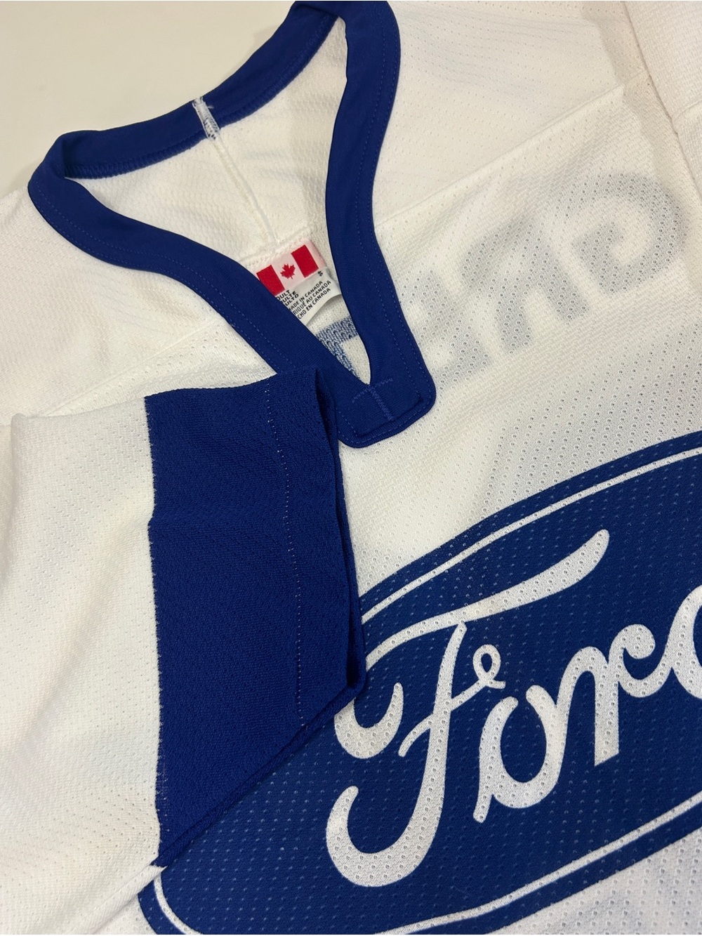 Vintage Wayne Gretzky #99 Ford CCM Maska Hockey Jersey Air Knit Large